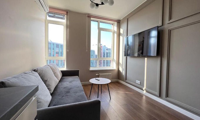 Holosiivskyj Apartment | 1-к кв. ЖК Respublika, Бульвар Тадея Рильского 3, метро Теремки 10 мин