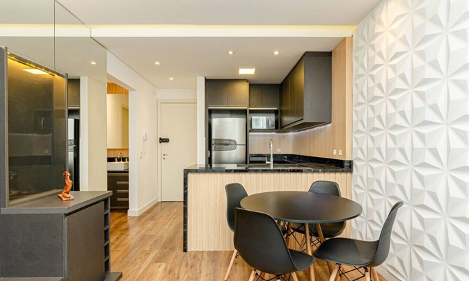 Bigorrilho Apartment | 1 Luxury Bedroom, With Parking Space, Air. Sky condominium club