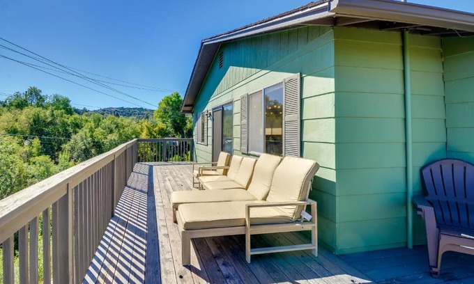 Prescott House | 1 Mi to Whiskey Row Home with Fire Pit and Deck