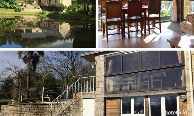 Le Sourn House | 1 of 4 Gites Le Ponto is a 2 bedroom Gite on one level once inside.