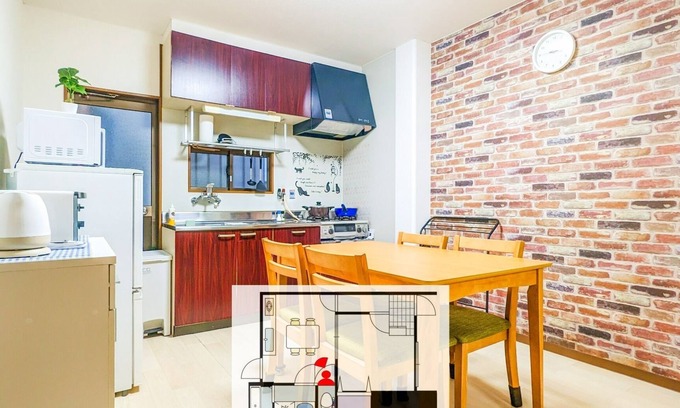Nishinari Apartment | 1 Tatami BR Direct KIXNambaUmeda access DT01 - Room 1/Osaka Ōsaka