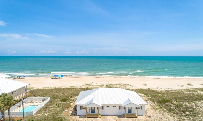 East End House | 10% off Oct and Nov! Beachfront, 2bed/1bath, ground level, screened in porch.