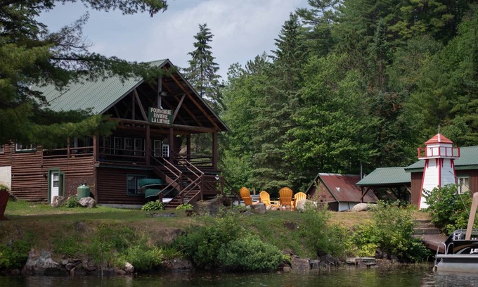 Bowman Ski Chalet | [# 10 The Bear] The large log lodge.
