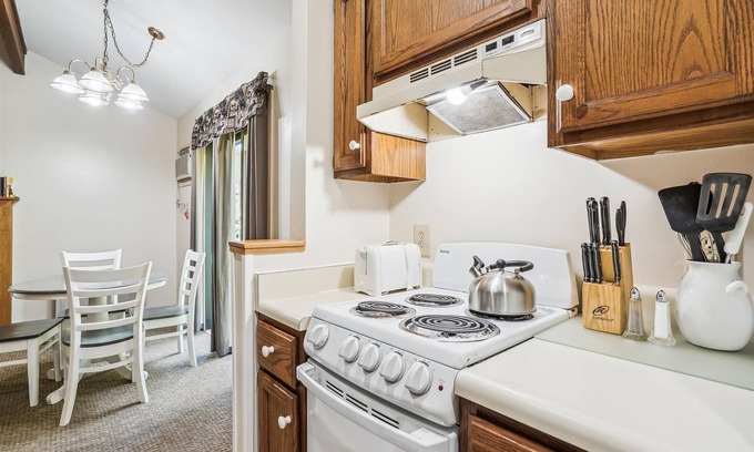 West Bridgewater House | 106 One bedroom Queen Suite on the 1st floor w/outdoor heated pool