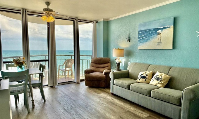 Myrtle Beach Condo | 1103 Newly Renovated Condo in Myrtle Beach! HVAC UV SANITIZER Oceanfront, Close to everything! 1103