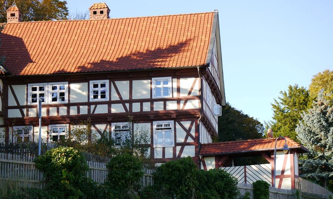 Blankenburg Apartment | 125m² vacation apartment below the castle, with a view over the Harz foreland