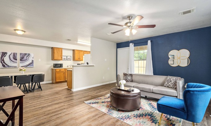 Cypress Apartment | 12D- Charming 3-Bedroom Apt in Cypress, In-Unit Washer&Dryer + 2 Parking Spaces