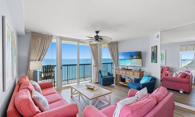 Ocean Drive Condo | 14th Floor AshWorth, Beachfront, Wifi, Pools, Lazy River | AshWorth - 1409
