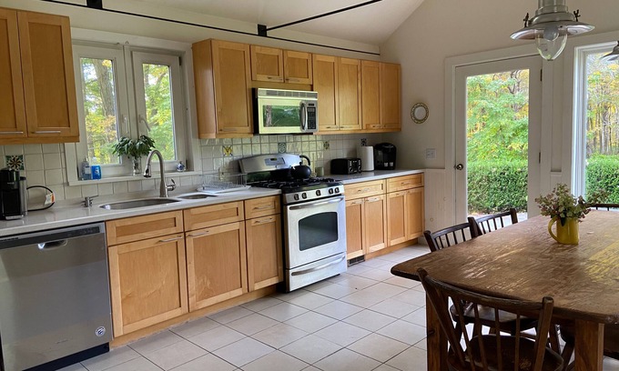 Pine Plains House | 150 year old cottage on 120 acres of land next to a stream