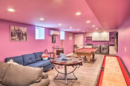 Brodheadsville Villa | 16 Mi to Camelback Resort Getaway with Game Room