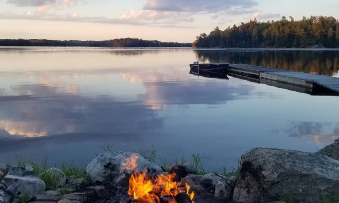 Sioux Narrows Nestor Falls Cabin | 16 Person Lakeside Lodge at The Citadel!