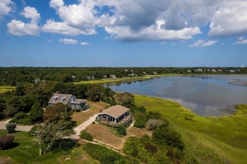 West Chatham House | 16612 - Stunning Home with Wraparound Deck Views of Bucks Creek and Nantucket Sound