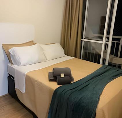 Socorro Apartment | 1702 Expo Transamérica - Vista para Represa - Varanda