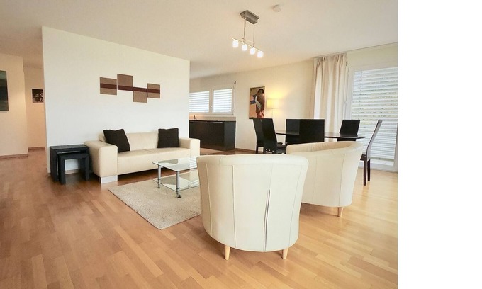 Lausanne Apartment | 173 * Bright, spacious and modern apartment with terrace and free parking includ