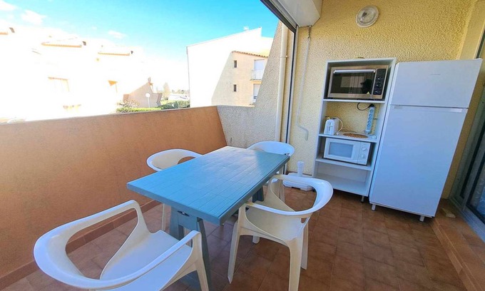 Marseillan Plage Apartment | 18 m² Studio flat ∙ 1 bedroom ∙ 4 guests