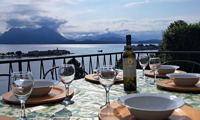 Carciano House | 180° breathtaking view of 3 islands, terrace,garden, patio, garden and parking