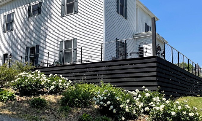Watkins Glen Apartment | 1890 Historic Inn, Room 3. Private entrance & bath, porches, view & history!