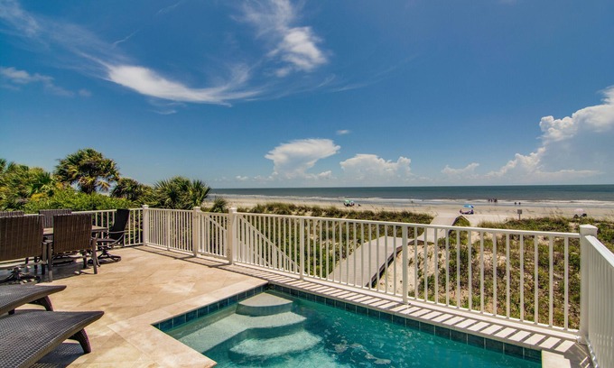 Palmetto Dunes House | 19 Singleton Beach, Oceanfront, Private Pool, Elevator, Free Golf, Pickleball