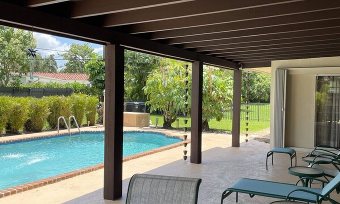 Ludlam House | 1970's Miami Time Capsule with loads of Glam