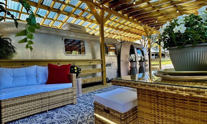 Columbia House | 1972 Airstream luxury tiny living at it's best in Columbia near Lake Murray!
