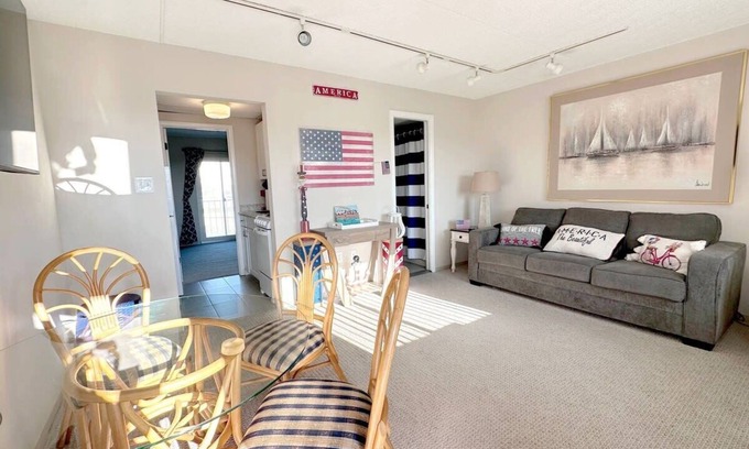 North End Condo | 1BR Suite 1 Block Beach/Boards/Fun/Elevator