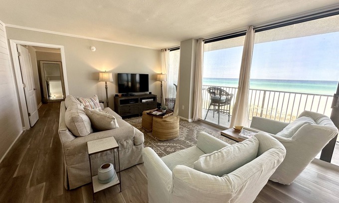 Miramar Beach Condo | 1st Floor Seachase! Free Beach Chair Service! Newly Remodeled! Summer & Fall Specials:-)