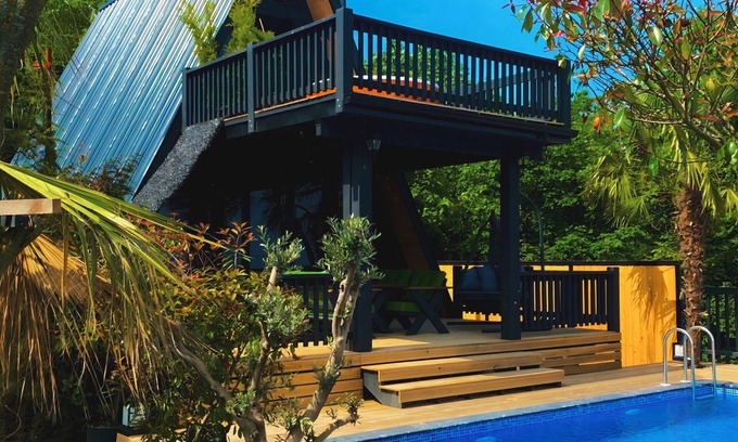 Sapanca House | 2+1 Lake view - Private heated pool - Jacuzzi - 5 person bungalow