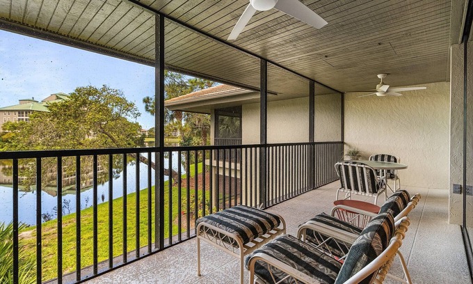 Bonita Bay Condo | 2/2 Condo in Bonita Bay! 2 Miles to the Beach! Beach Shuttle Included!