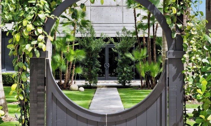 Naples House | 2.5-Acre Modern Industrial Estate w/Cinema, Gym, Pool, Pickle Ball, Hot Tub