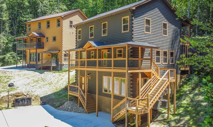 Sevierville Cabin | 2 5BR/6BA Cabins. Private pool, game room, theater