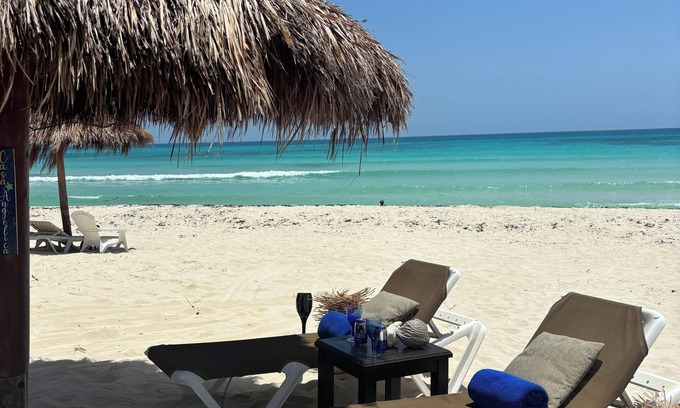 Playa del Secreto Villa | 2 Bdrs. Villa with Pool & Beach 100 mt, Air Conditioning ,Wi-fi, Chef & Staff