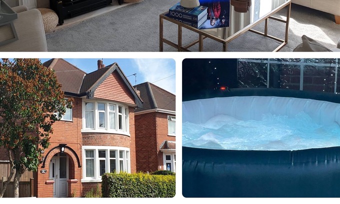 Alvaston House | 2 Bed House with hot tub | Private parking.