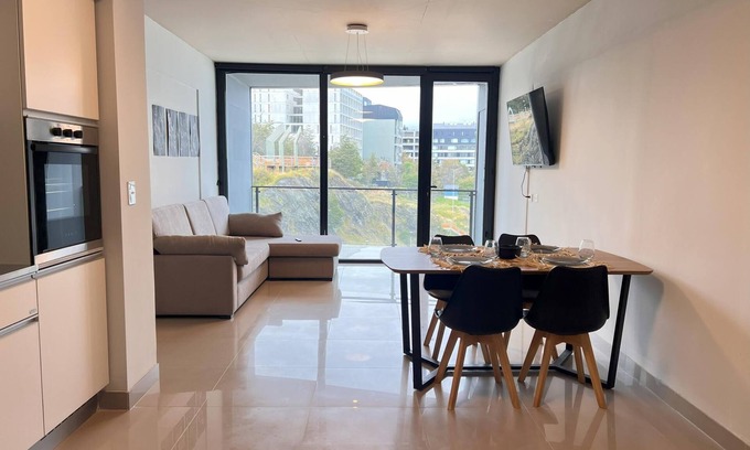 Province of Tierra del Fuego Apartment | 2-bedroom apartment with balcony, sea and port view