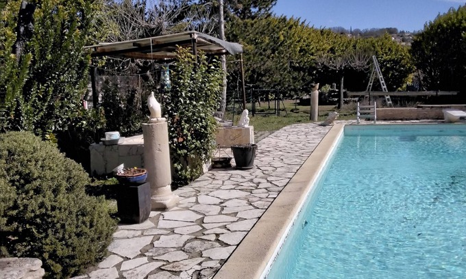 Barjac House | 2-bedroom air-conditioned mobile home + terrace and pool