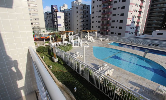 Vila Assuncao Apartment | 2 bedroom apartment, 1 suite, swimming pool, 700mb Internet, court