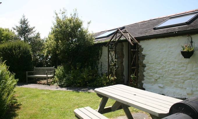 Redruth House | 2 bedroom barn conversion on smallholding with alpacas, goats and pigs