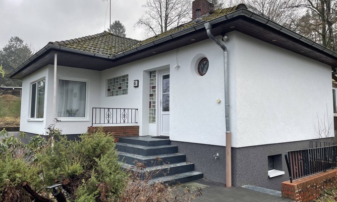 Steinbeck an der Luhe House | 2 bedroom bungalow with kitchen, dining and living room with garden & terrace