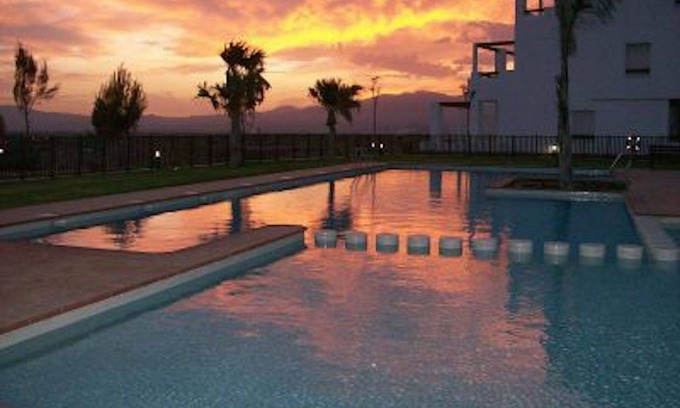 Alhama de Murcia Apartment | 2 Bedroom Front Line Apartment Overlooking Golf Course 12th Fairway