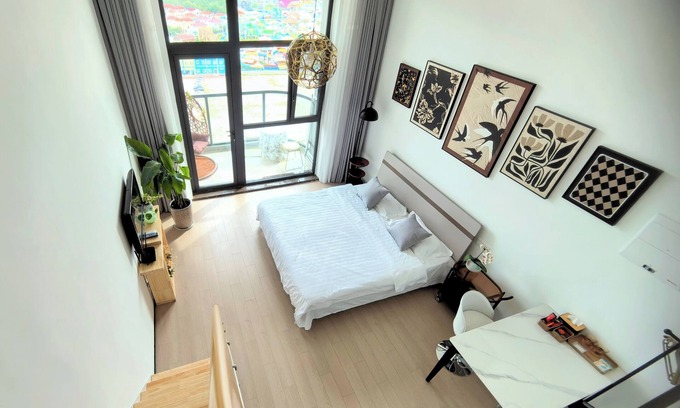 Weihai Apartment | 2-bedroom loft, with kitchen, and supreme sea view