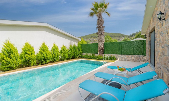 Kayakoy Villa | 2 Bedroom Private pool and Garden Kayaköy 1 Historical Center