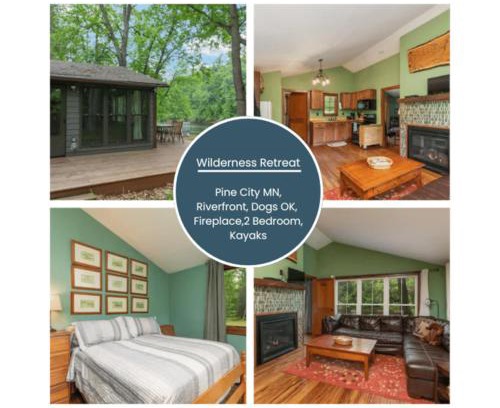 Pine City House | 2 bedroom-Riverfront-Fireplace - Pet ok