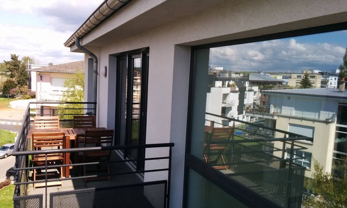 Luxembourg City Apartment | 2 Bedroom Rooftop with Terraces in Luxembourg City