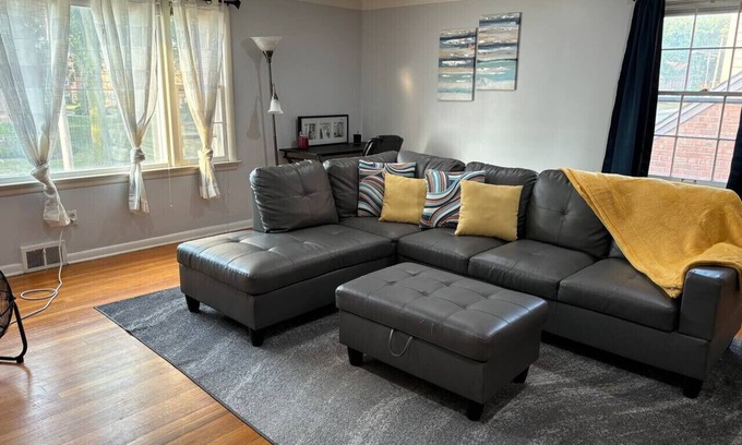 South Euclid Apartment | 2-Bedroom University Heights home w 2 King Beds