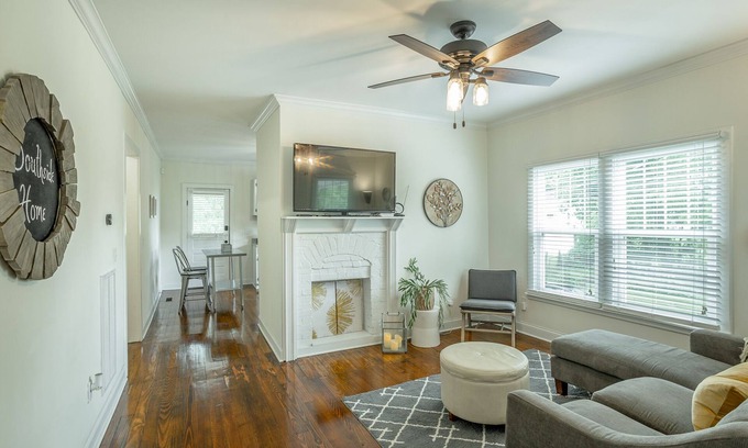 Chattanooga House | 2 bedrooms, 1 bath, cozy kitchen, living room and game room/multipurpose room.