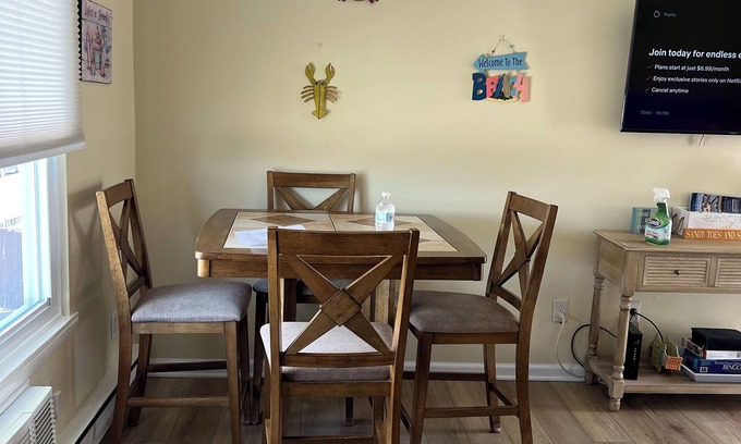 Seaside Heights Condo | 2 BR Family Oriented Quiet Area w/Pool, Close Walk to Beach & Boardwalk