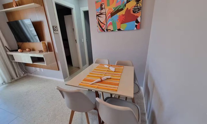 Santo Cristo Apartment | 2 bedroom apartment, air conditioning, complete, 10 km from Copacabana, in the Tourist Area Center