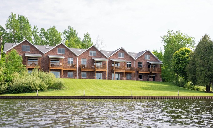 Ludington Condo | #2 Lake Front Condo - Hamlin Lake, Ludington MI - 10 Guests