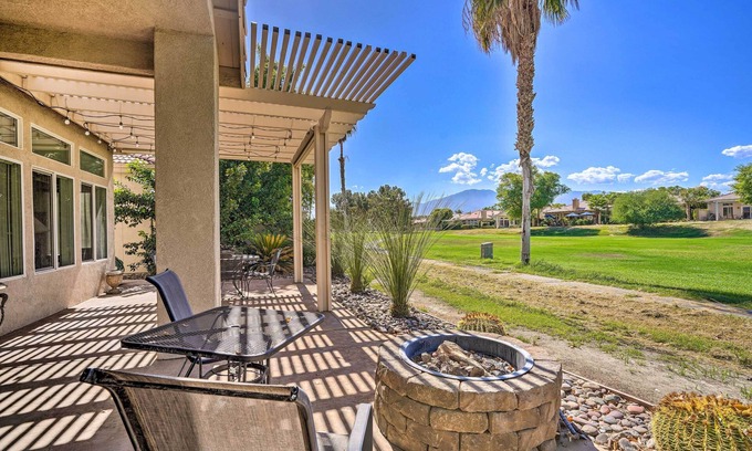 Indio House | 2 Mi to Coachella: Indio Home w/Fire Pit!