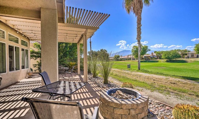 Indio House | 2 Mi to Coachella Indio Home with Fire Pit!