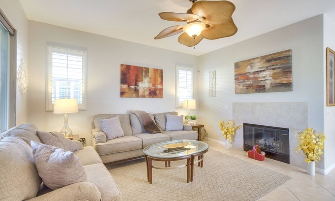 Indio House | 2 Mi to Empire Polo Club: Indio Home w/Fireplace!